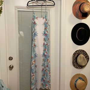 Show Me Your MuMu, Size: S, Bird of Paradise/Floral, Halter back Maxi Dress